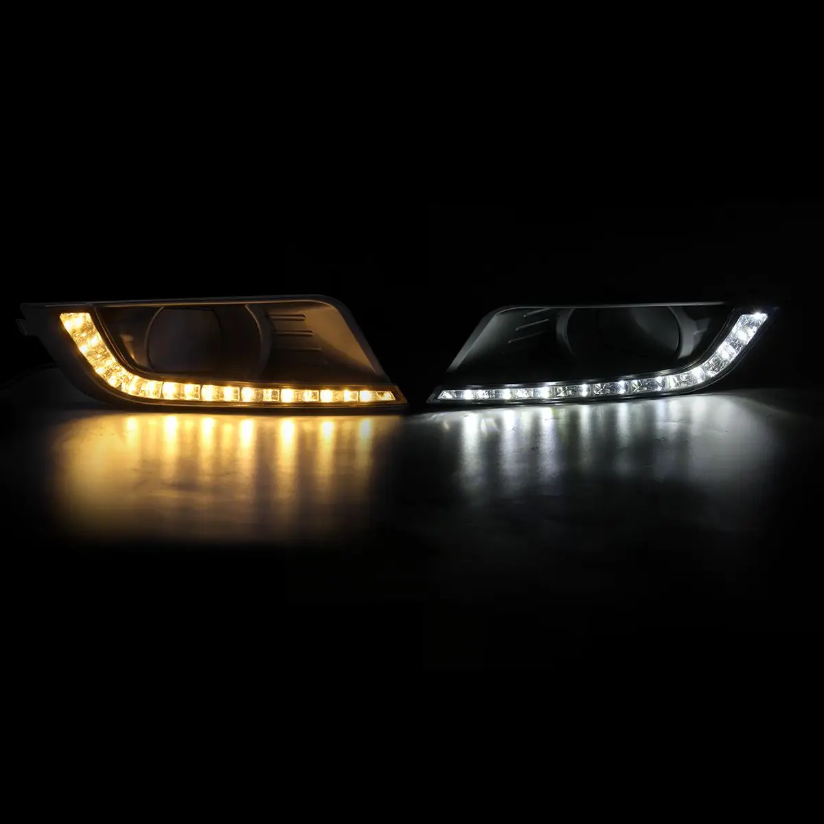  12V Car Led Drl for Ford Ranger PX2 Mk2 T6 2015 2016 2017 2018 Daytime Running Light Front Grill La - 33015359336