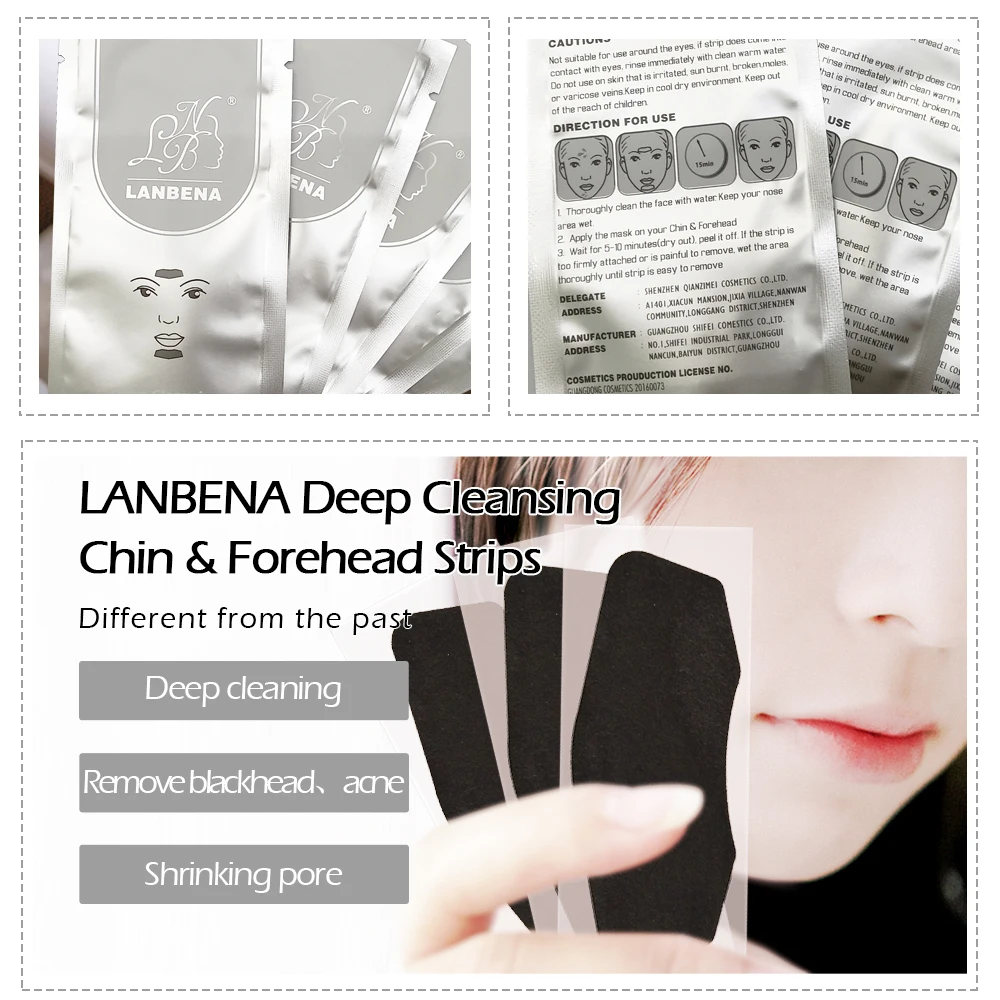 LANBENA 80pc paper Blackhead Remover Nose Mask Pore Strip Mask Peel Anti Acne Treatment Black Nose 1 LANBENA 80pc paper Blackhead Remover Nose Mask Pore Strip Mask Peel Anti Acne Treatment Black Nose 3