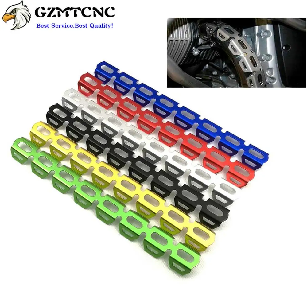 

R1200GS f800GS f700GS f650GS Exhaust Shield Protection Cover Heat Protection Pipe Clamps For BMW R 1200GS F800/700/650 GS 13-17