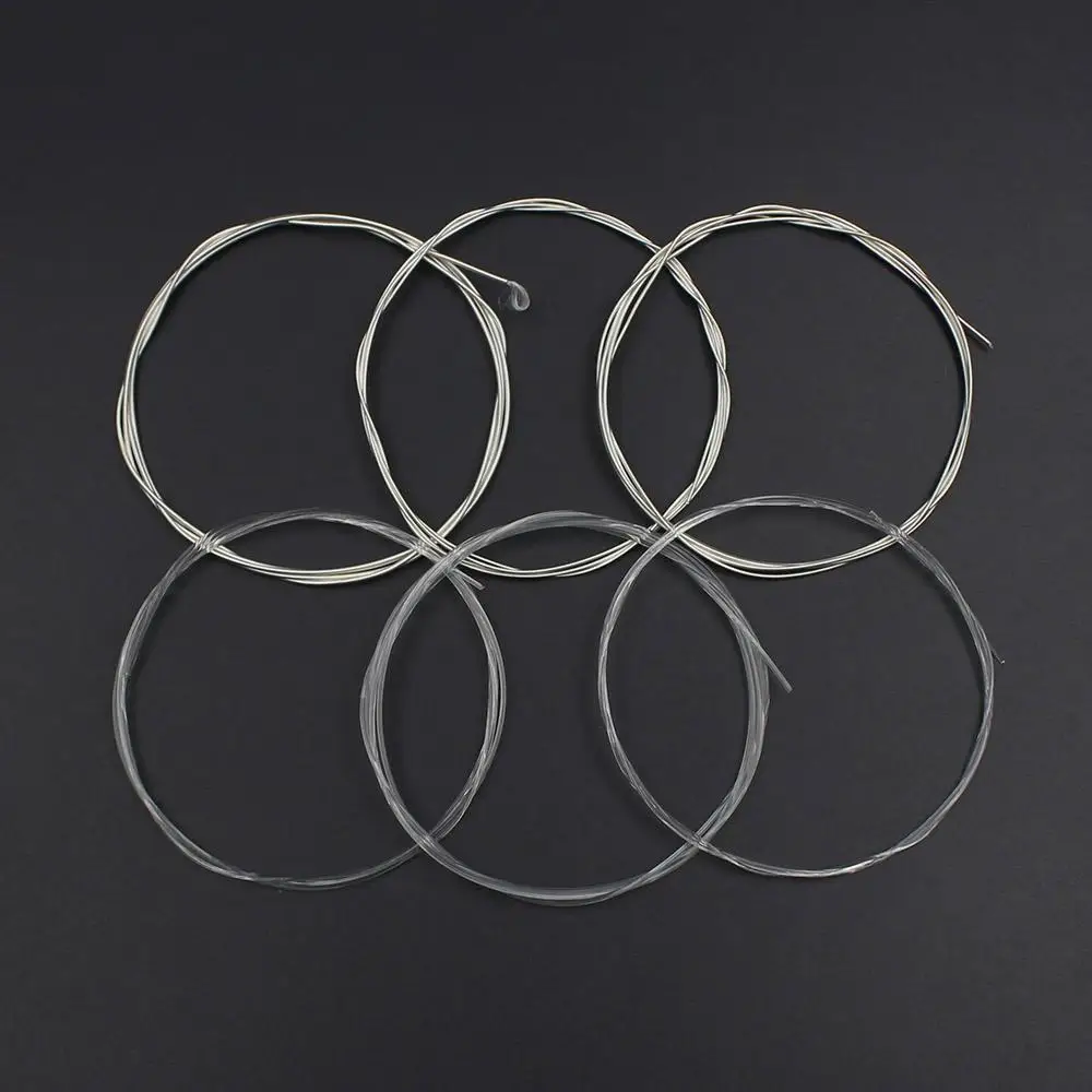 

Classical Guitar Strings 6pcs/set (.028-.043) Acoustic Guitar String Nylon Silver Plated Copper Alloy Wound Guitar Accessories
