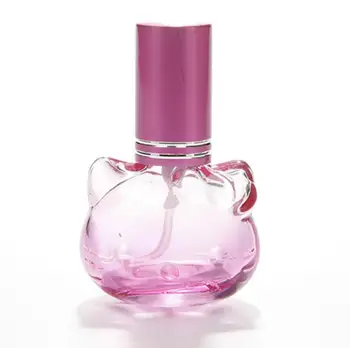

200pcs New Fashion 10ML Cute Cat Shaped colorful Glass Cosmetics Perfume Spray Bottle new