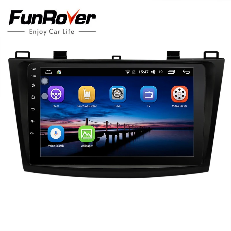 

Funrover 2.5D +IPS Car radio Multimedia player 2 din Android 9.0 Car DVD Autoradio Navigation for Mazda 3 Axela 2010-2013 stereo