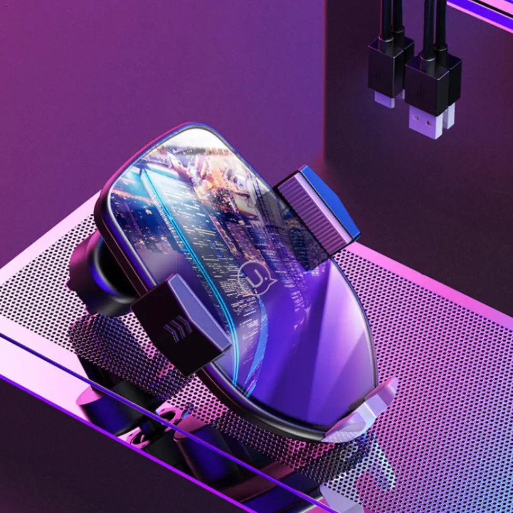 

Tmddotda High Quality For USAMS CD72 Fully Automatic Wireless Charger Car Holder Infrared Induction Mobile Phone Stand