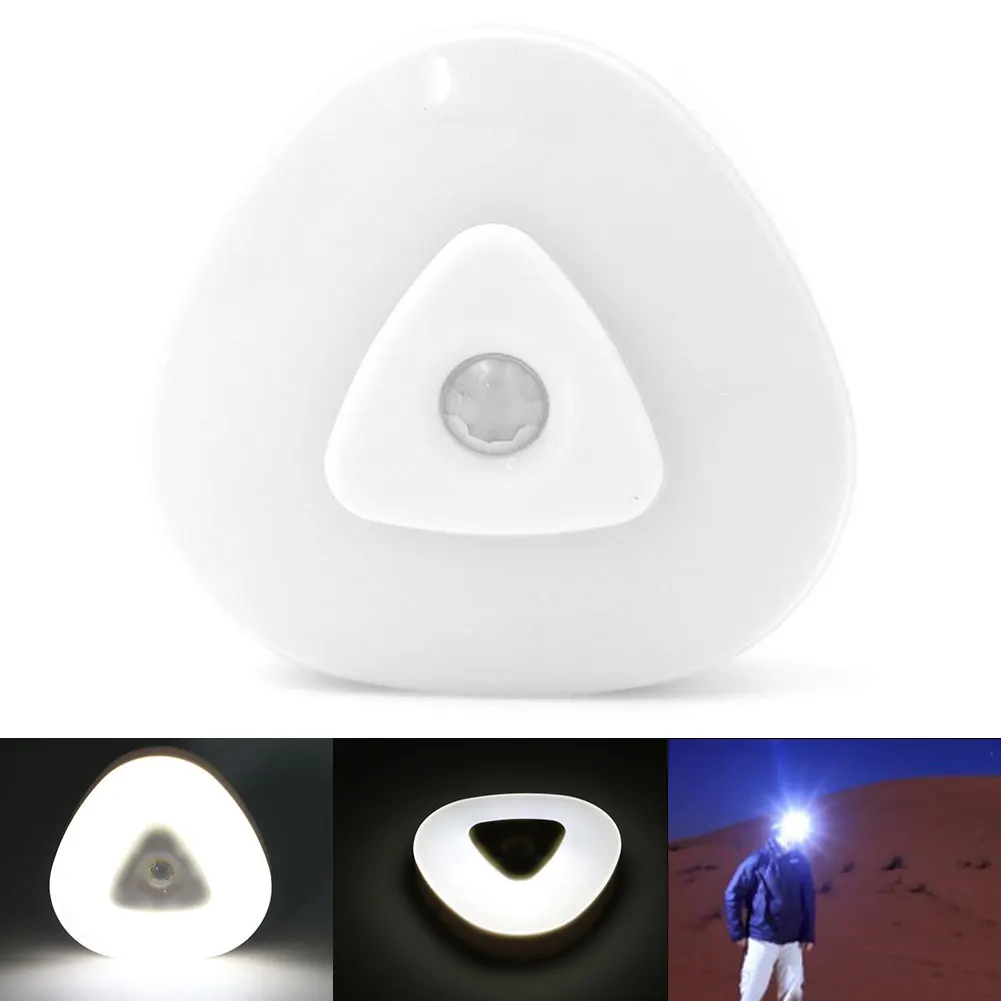 

Home Luminaire Auto Led Motion Sensor Night Light Triangle Wireless Key Hole Door Infrared