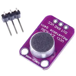 MAX4466 Электрический усилитель для микрофона регулируемое усиление для Arduino