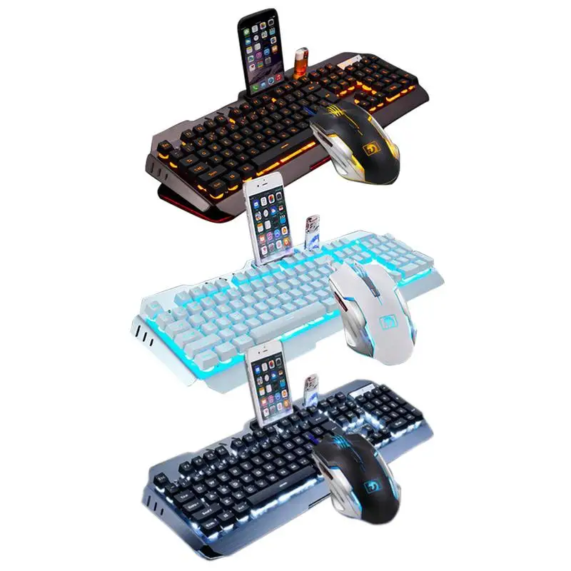 

Wire Control Computer Mouse Set Wired LED Backlight Mechanical Keyboard Mechanical Gaming Mouse Keyboard