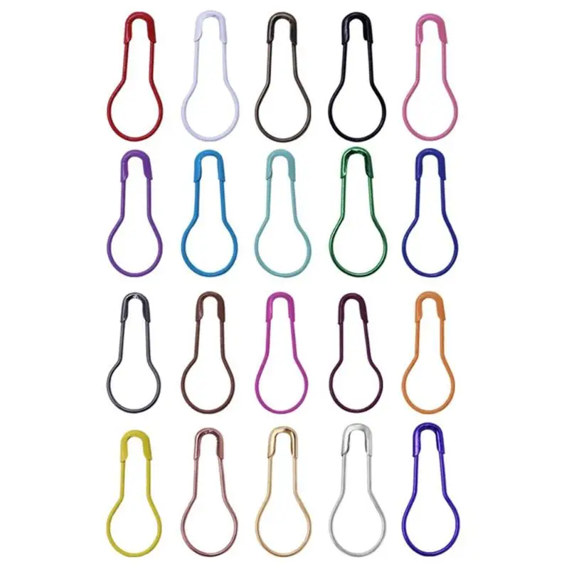 

450pcs/box Gourd Shape Pins Metal Marker Tag Safety Clips for DIY Clothing
