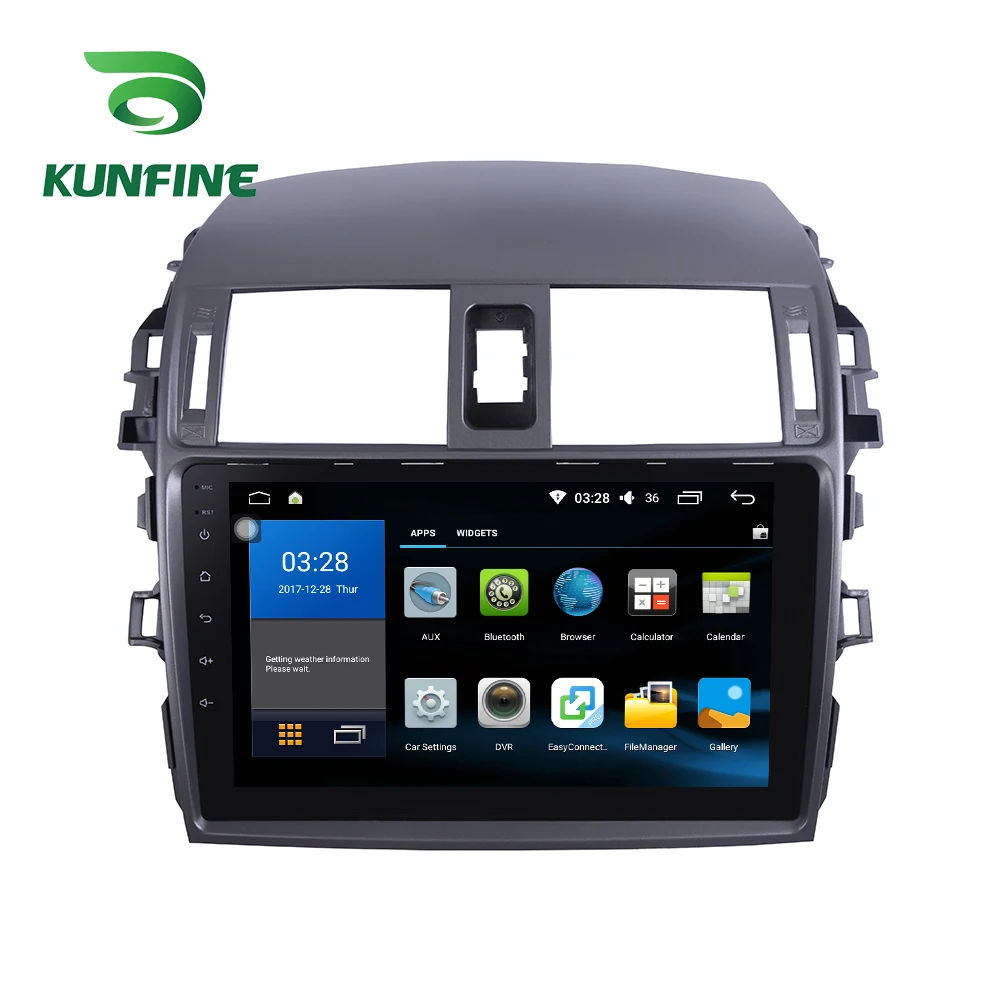 Восьмиядерный 1024*600 Android 8 1 автомобильный DVD GPS навигационный плеер Deckless стерео для
