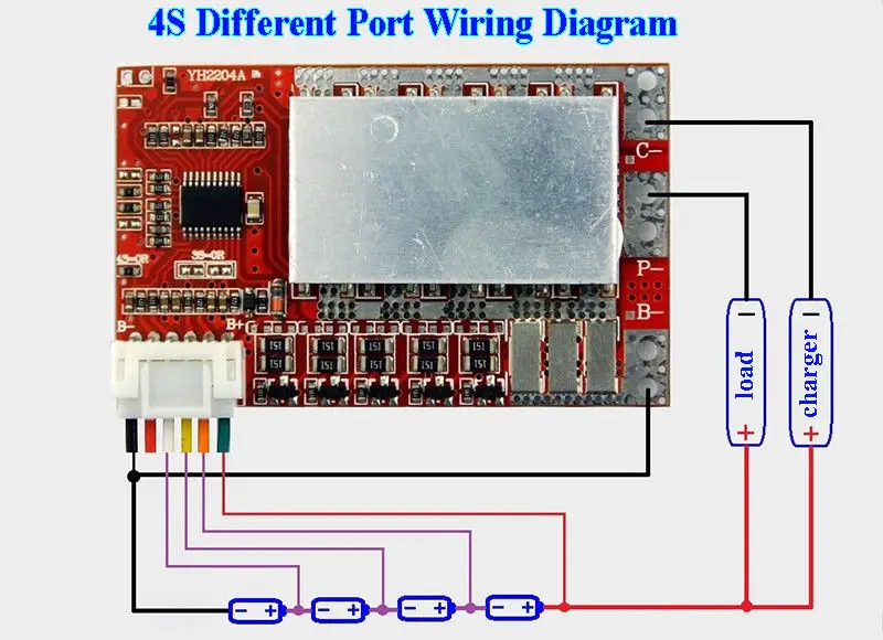 DYKB 4S 5S 50A 12,8 V 16V PCM BMS LiFePo4 литий-железо-фосфат Защитная плата батареи с балансом 3,2 v ячеек