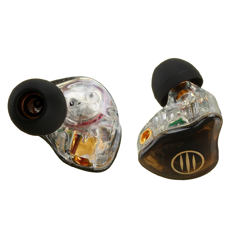 BGVP DS1 DIY 1 пара гибридных наушников 2BA + 1DD в ухо HiFi наушники с памятью пены