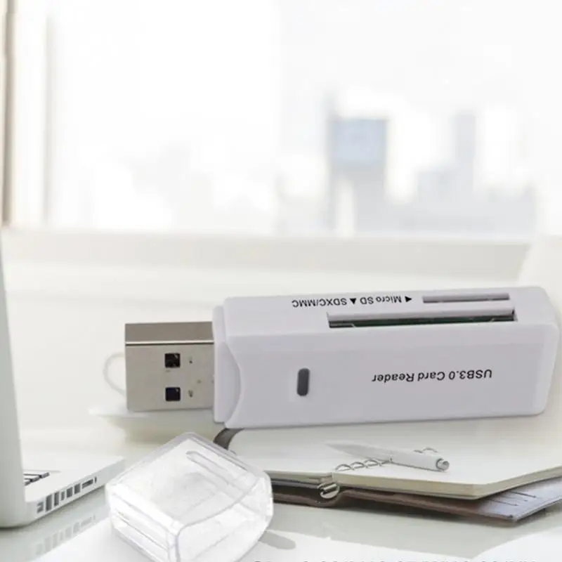 Mutifuctional USB 3 0 кардридер 2 слота/MMC + Micro/T flash для ПК ноутбука и Mirco порт