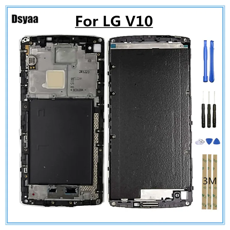 

5.7 Inch for LG V10 Middle Frame Front Faceplate Bezel Housing LCD Frame Cover Case Repair Parts
