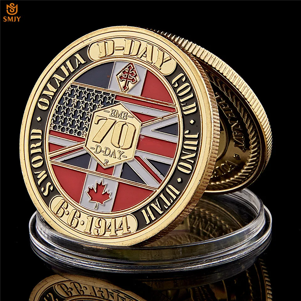 WW II 1944.6.6 D-день нормандской амфибиозной войны 70th годовщина Коллекционная военная