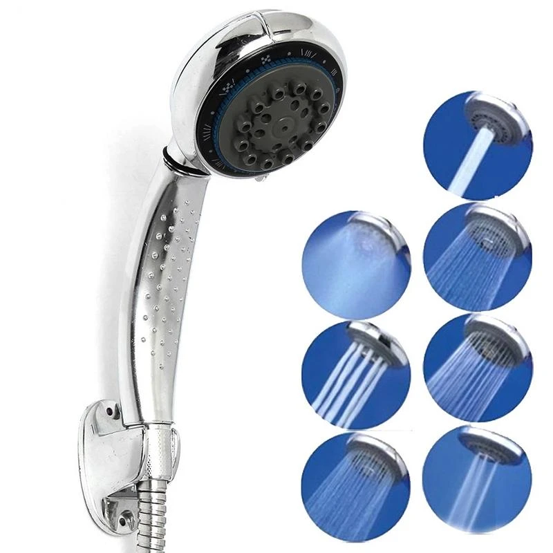 Universal 3 mode Function Chrome Handheld Home Bathroom Shower Head Water Part