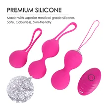 Vibrator for Women Sex Toys Exercise Vaginal Kegel Ball Vibrating Egg Wireless Remote Control 10 Speed USB Rechargeable Love Toy