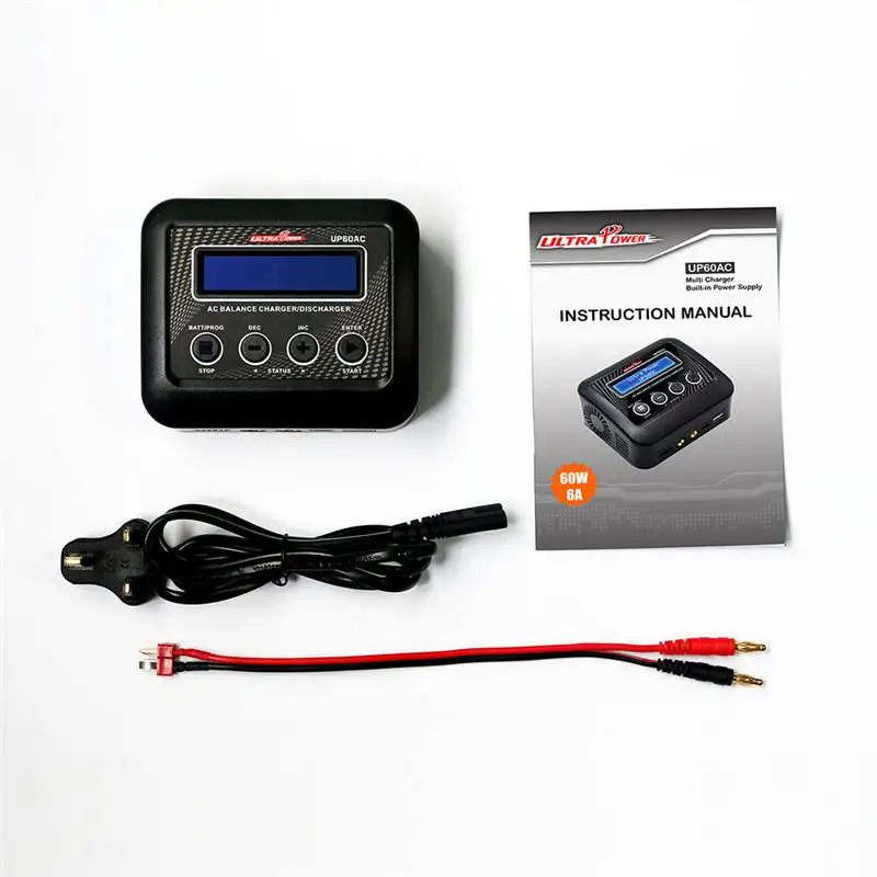 UP60AC 60 W 6A 2-4 S AC баланс батареи Lipo зарядное устройство для LiPO/LiHV/LiFe/LiIon/NiMH RC FPV