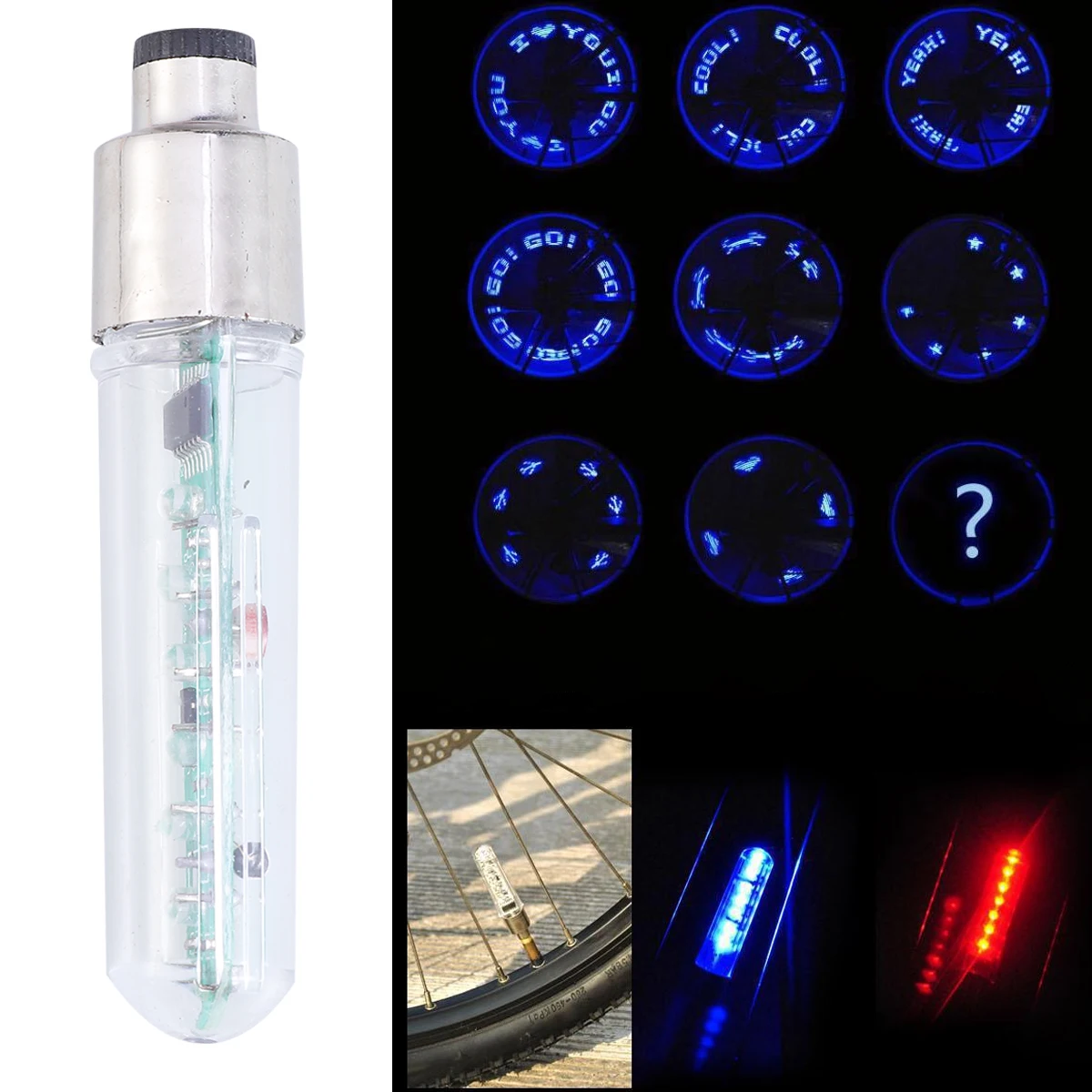 LED Bike Wheel Light With Batteries Included Brighter Visible From All Angles Gas Lamp Ultimate For British And American Mouth | Автомобили