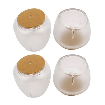 

Rubber Anti-slip Table Chair Leg Tips Furniture Foot Cover 35mm 4Pcs