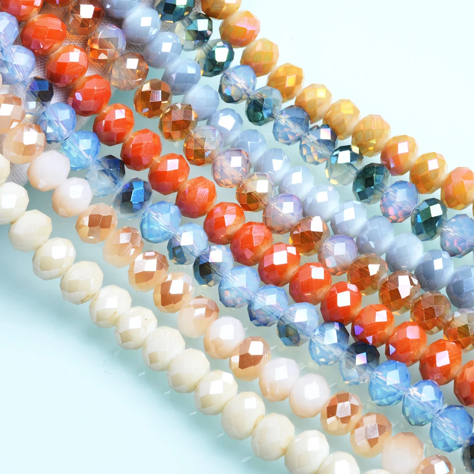 JuleeCrystal 8mm Colorful Glass Beads for Jewelry Making ...
