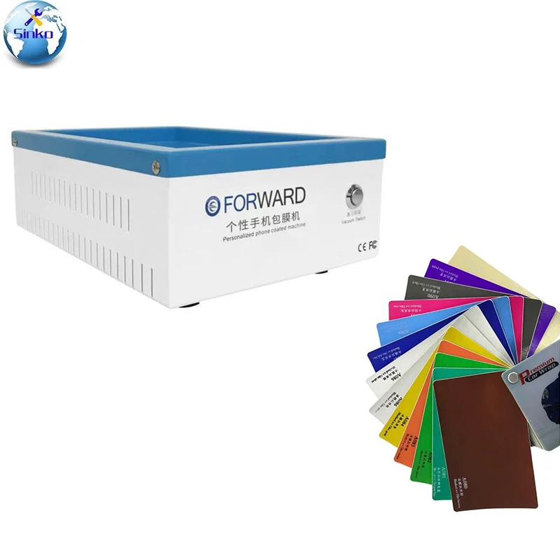 

2019 New Vacuum Envelope Machine For Mobile Phone Back Cover Envelope For IPhone Samsung All Smart Phones With 20pcs Foil Paper