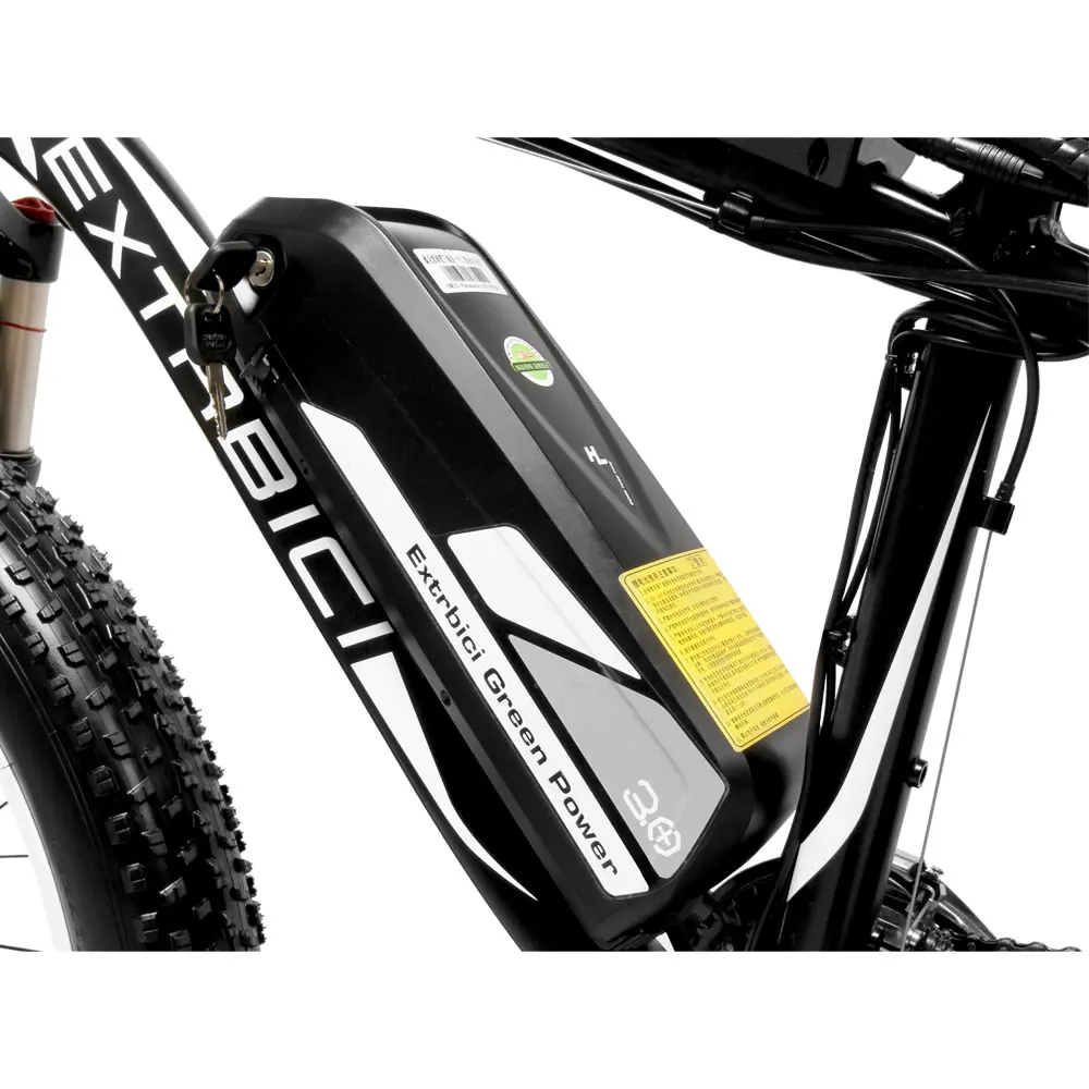 Cyrusher XF660 bicicleta eléctrica de 1000 W con casillero de Control remoto neumático de grasa de manillar ajustable e-Bike 21 velocidades eléctrico bicicleta