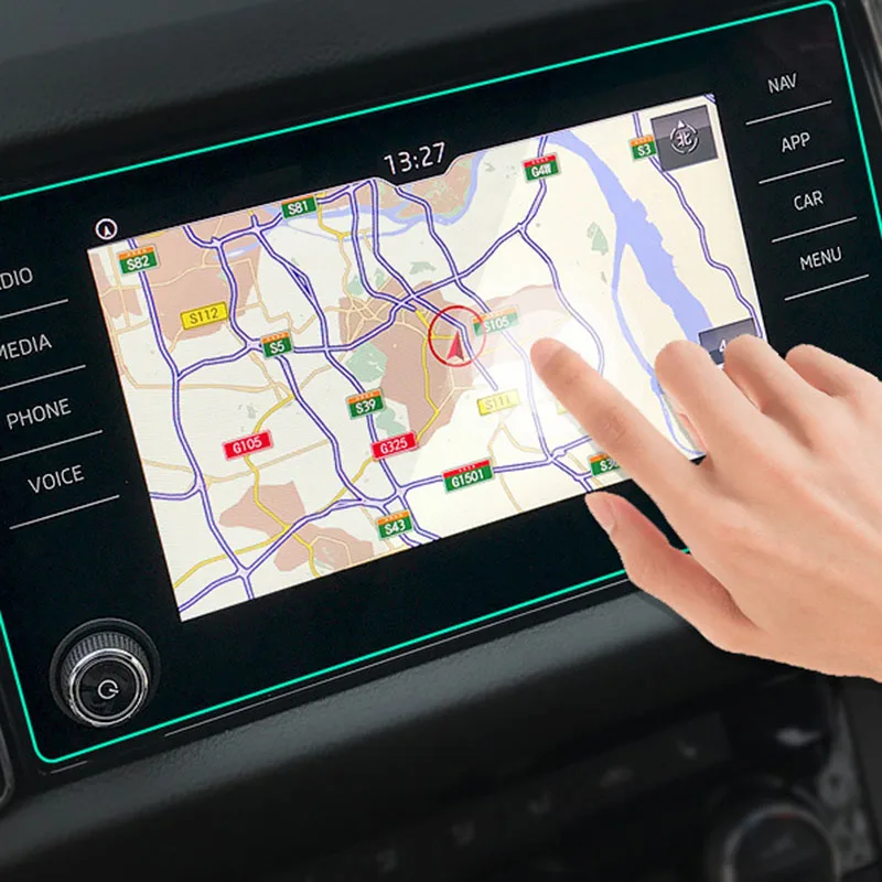  8 Inch Schirm-schützender Film Auto Gps Navigation Gehärtetem Glas Screen Protector Für Skoda Kodia