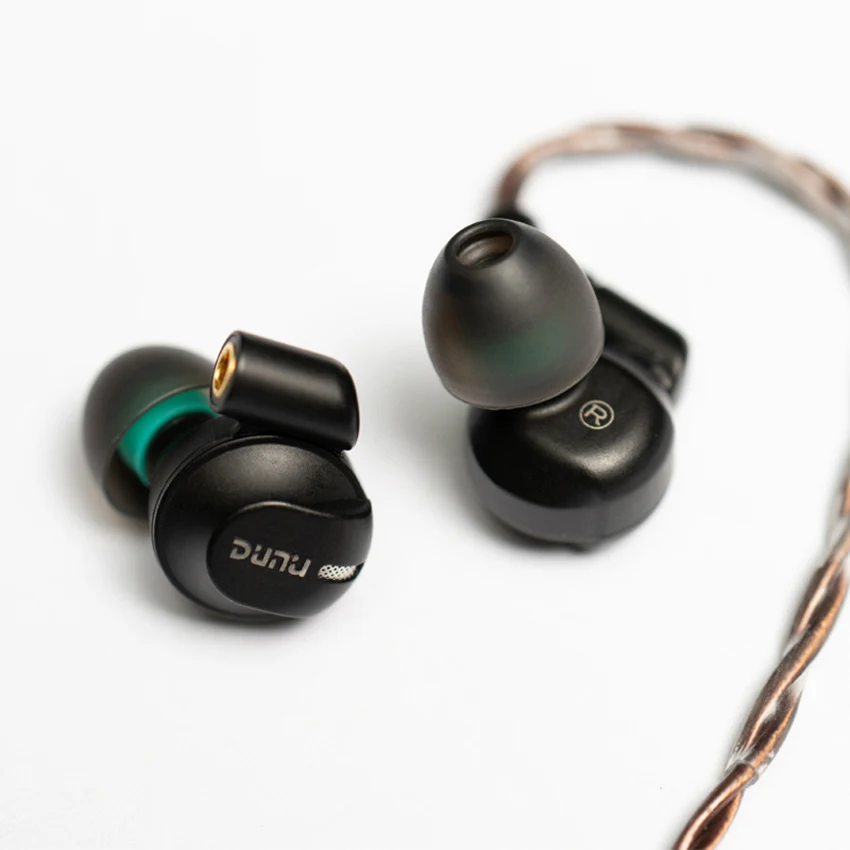 Dunu DK4001 полюсная диафрагма бериллия PVD 5 драйвер гибридные 4BA + 1DD Hifi музыкальный
