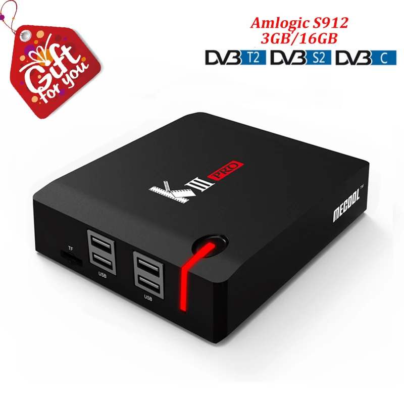 

Mecool kiii pro Android TV Box Android 7.1 Amlogic S912 Octa Core 3gb DDR4 Ram 16gb Rom Dvb-t2 Dvb s2 T2 C Dvb-c Dvbt2 K3 Pro