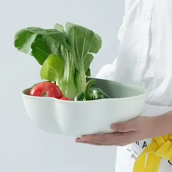 

Multipurpose Kitchen Strainer & Bowl Set Nesting Bowl Set For Vegetables Fruits Salad Cleaning Washing Draining