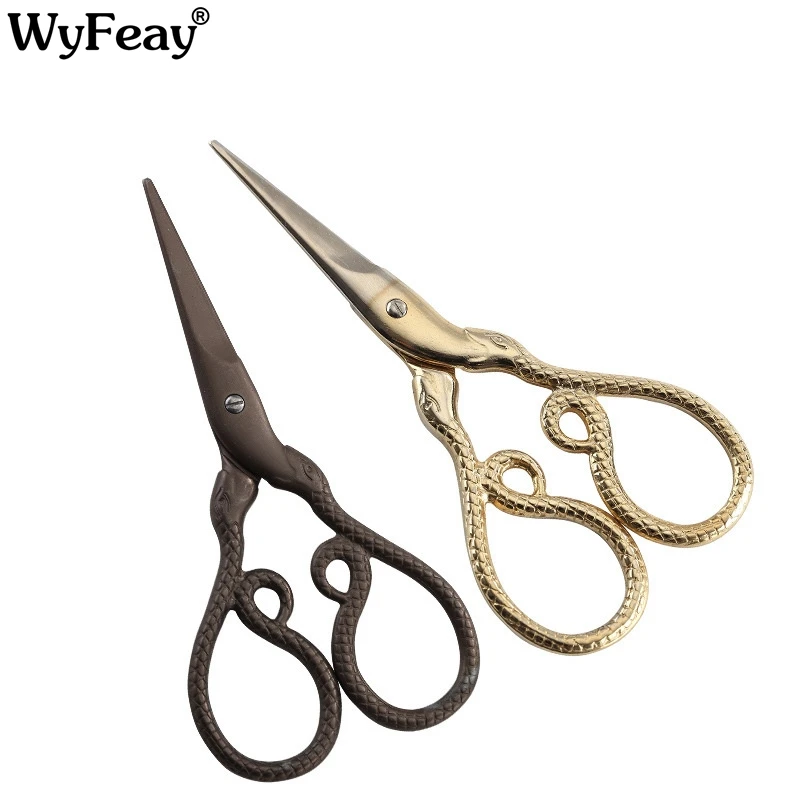 

Innovative Zakka Groceries Retro Scissors Titanize DIY Handicraft Antique Stainless Steel Home Tool Scrap Booking Sewing Scissor