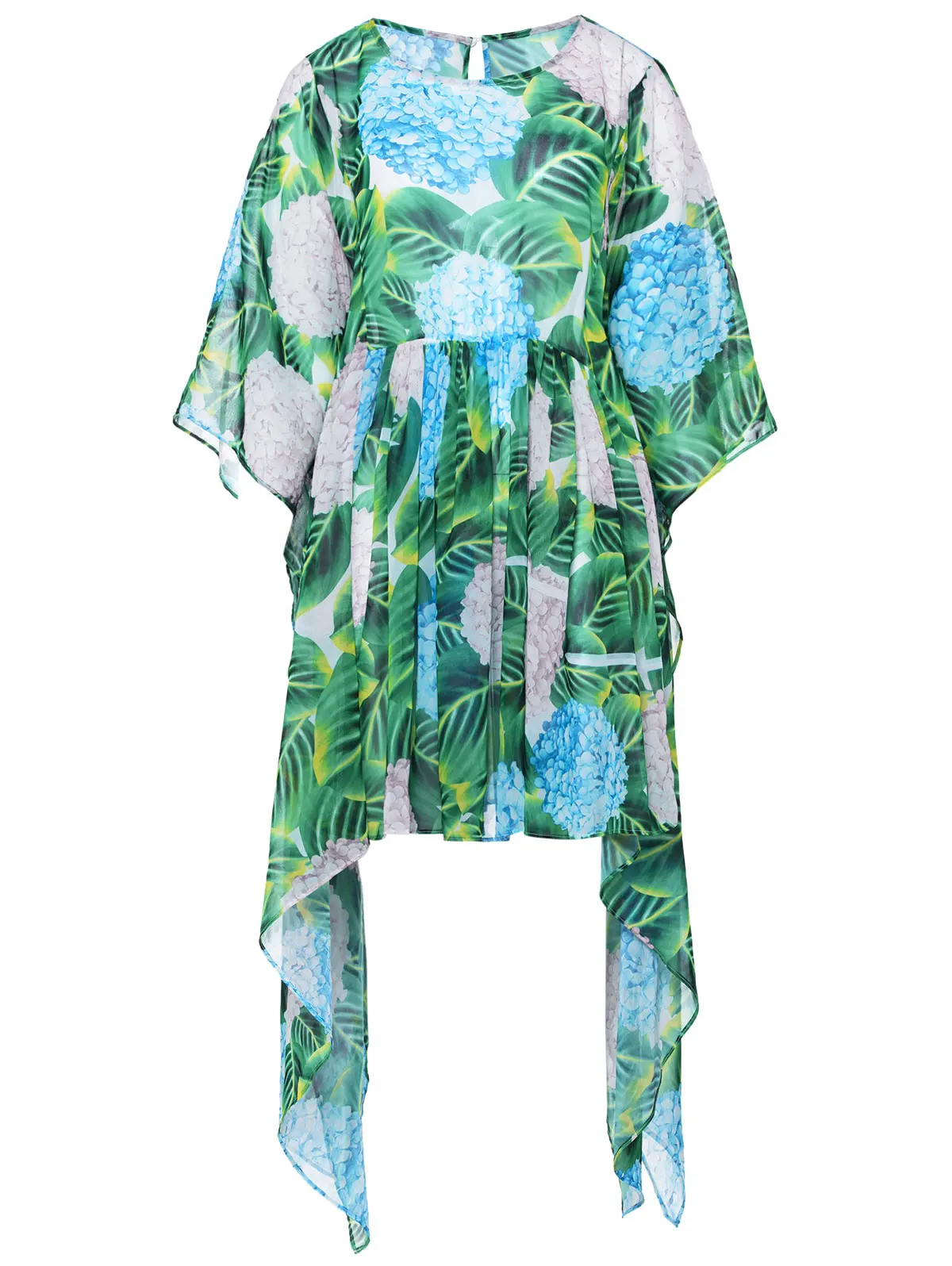 

Summer Floral Print Blouses Casual Fashion Elegant Shirt Women Plus Size Top Long Tunic Beach Kimono Retro Women'S Blouse Blusas