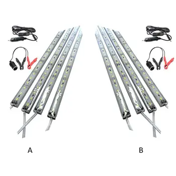 

DC 12V 4*5630 LED Strip Lights Waterproof DIY for Car Home Camping Cabinet Marine Set Hard Light Strip 4X12V Waterproof Cool