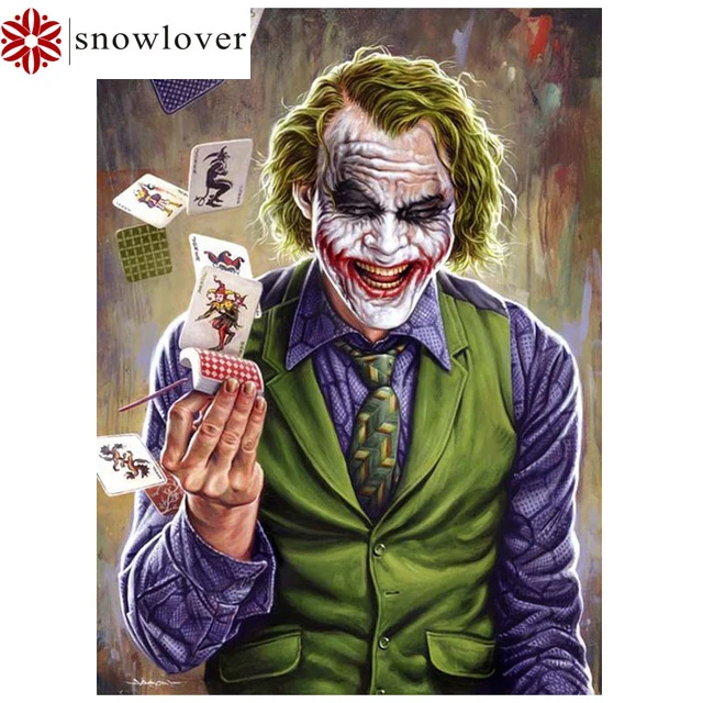 SNOWlOVER5D Diy алмазная живопись вышивка крестиком клоун украшение дома полный горный