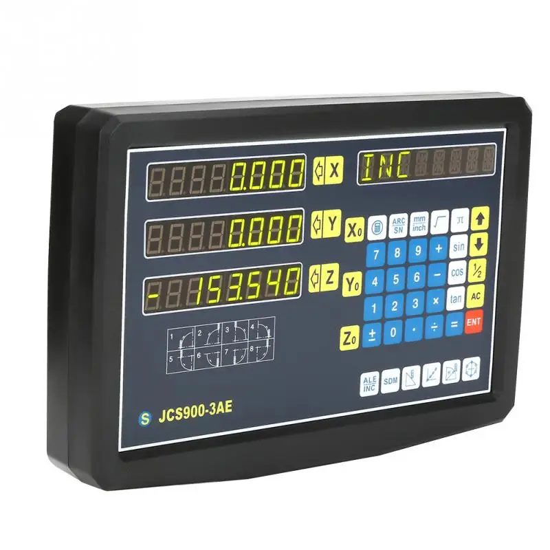 JCS900 3AE цифровой индикации 100 мм/500 мм/800 мм линейной шкалы кодировщик 110 240 В