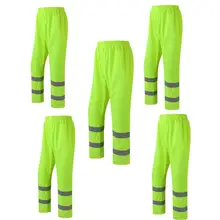 Водостойкие толстые брюки из ткани «Оксфорд» транзитная дорога Светоотражающие непромокаемые брюки высокого качества ткань удобные эластичные брюки дышащие