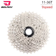 Bolany – Cassette de vélo de montagne 9s 27s36T, vitesses, roue libre, pièces de rechange pour vélos