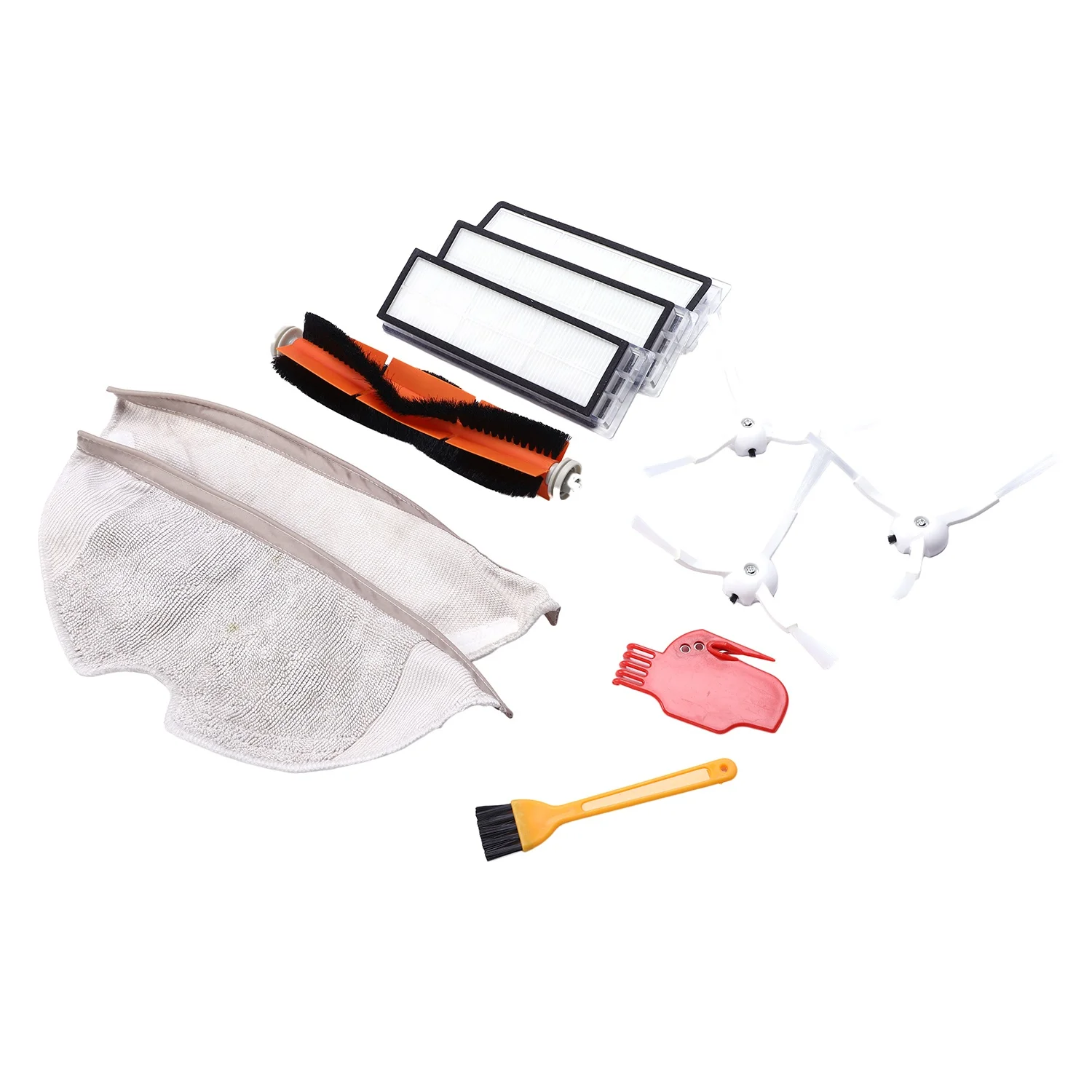 

Accessories For Xiaomi Mi Robot Vacuum Side Brush 3Pcs Hepa Filter 3Pcs Main Brush 1Pcs Cleaning Tool 1Pcs Cleaner Parts (Styl
