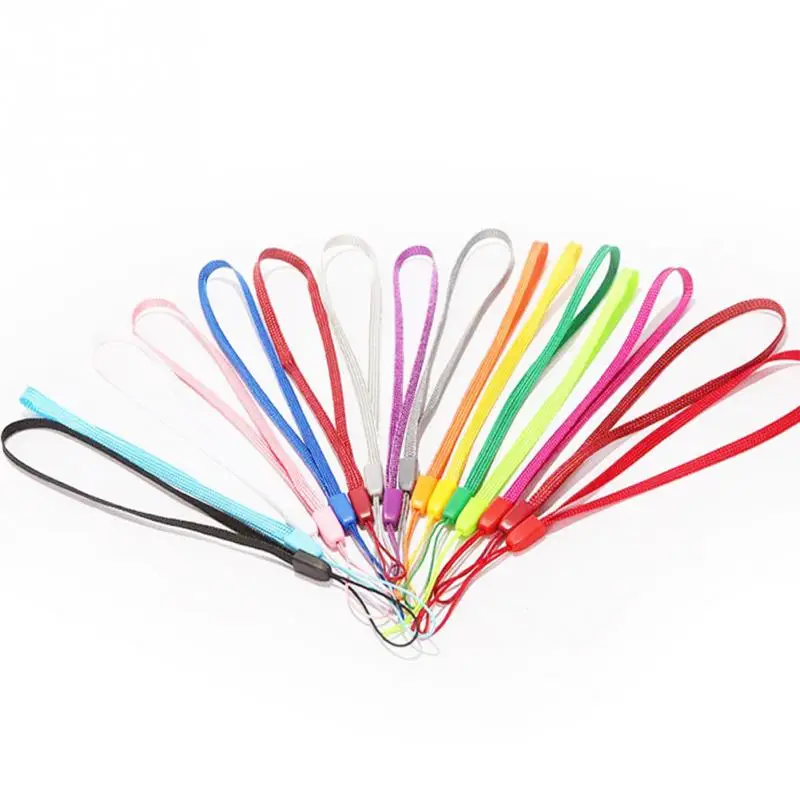 

20PCS Fashionable Pure Color Phone Strap Lanyard Cell Phone Stick Strap 18cm Phone Chain Straps Keychain Phone Hang Rope