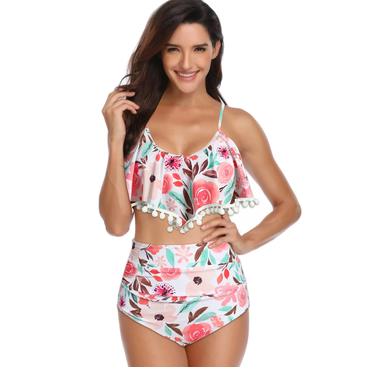 

Youthreadyv Print Sexy Bikinis 2018 Micro Bikini Set Push Up Thong Biquini Ruffles Swimwear Women Swimsuit Female Bathing Suit