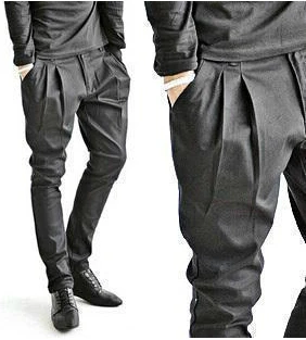 27-44! Зауженные повседневные брюки для мужчин новая мода Дамские шаровары зауженные мужские брюки плюс размеры повседневные штаны певица костюмы