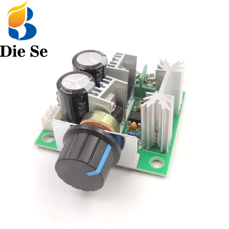 

Adapter DC12V 40V 10A single-phase Knob Motor Speed Regulator Switch Light Brightness Control Continuously Variable Transformer