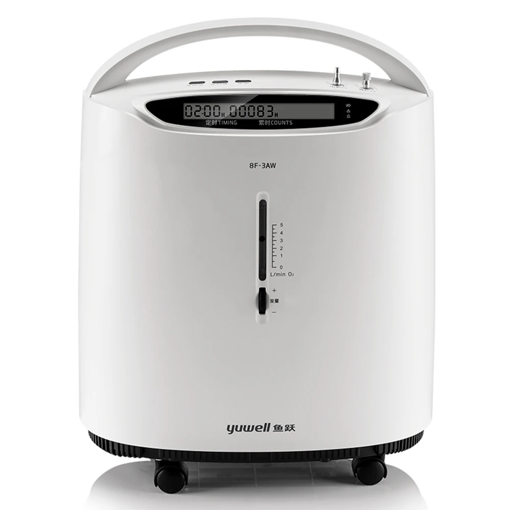  Yuwell 8F-3AW Portable Oxygen Concentrator Medical 3L Intelligent Alarm Oxygen Generator Medical Ho