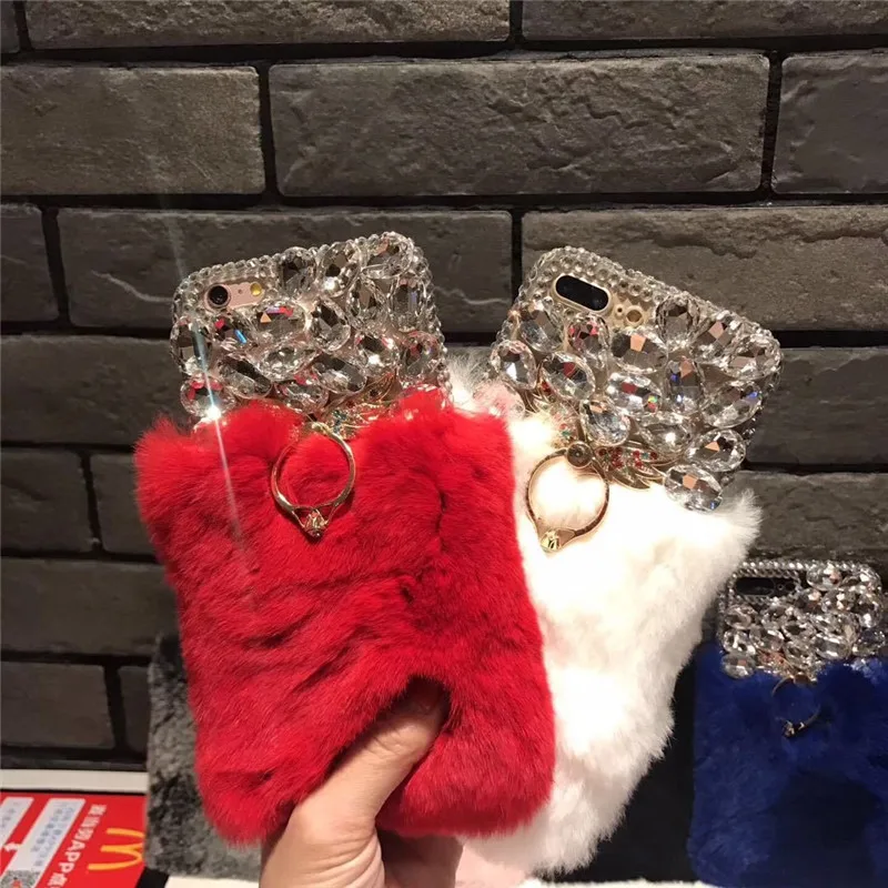 

Jewelled Case For Samsung Galaxy S10 S10e S10 Plus S9 S9 Plus S8 Plus Fur Case for Galaxy A50 M10 M20 M30 A10 A30 A40 A70 Coque