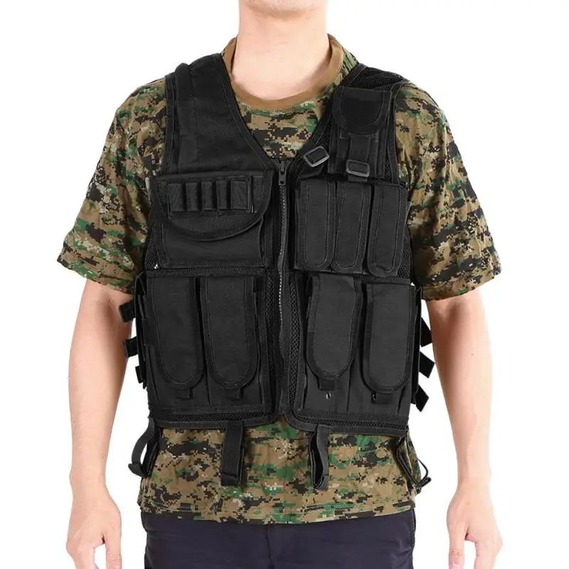 

Portable Multifunction Outdoor Clothing Hunting Vest 800D Oxford Fabric Adjustable Molle Equipment for Outdoor Mission Hunting