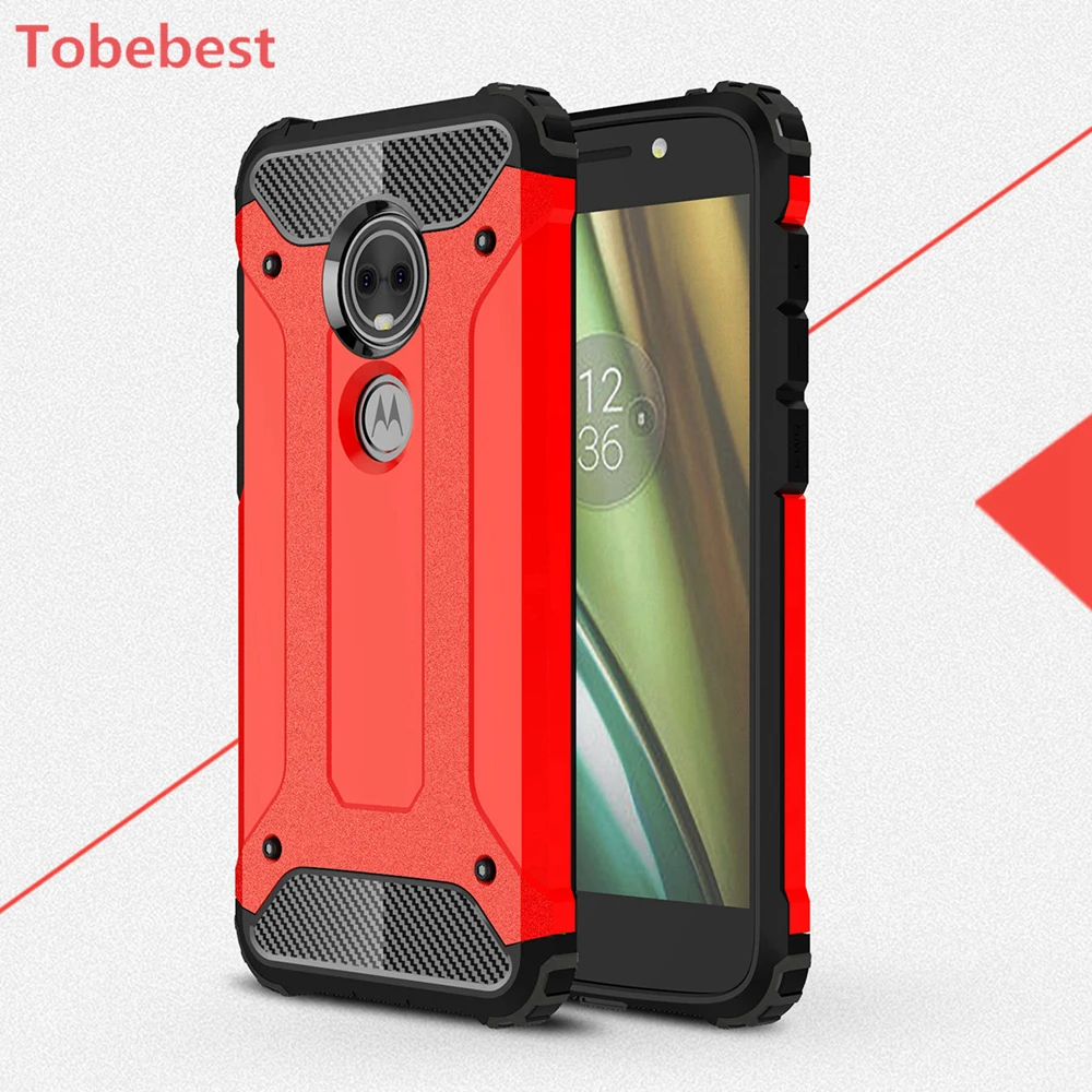 

For Motorola Moto E5 Play E5 Cruise G5 G5S G6 E5 PLUS play G7 E6 Case Armor Rubber PC TPU 2 in 1 Hybrid Hard Shockproof Cover