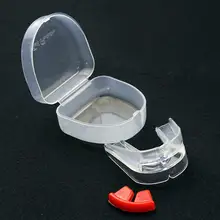 Высокое качество, новинка, ударный спортивный мундгард, Защита рта, зубы, защита для бокса, баскетбола, высший сорт, резиновый щит с пластиковой коробкой