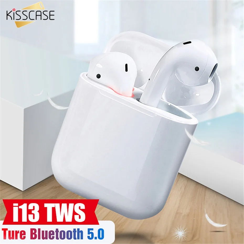 

KISSCASE i13 TWS Mini Bluetooth Earphone Earbuds With charging Box Earphone headset for SmartPhone Pad auriculares
