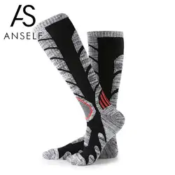 Женские мужские спортивные носки, хлопковые разноцветные плотные зимние теплые забавные носки, лыжные альпинистские уличные 2019