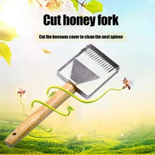 Разворачивающая вилка железная медовая Расческа нож-скребок для пчеловодов деревянная ручка инструмент пчеловода оборудование Apicultura разворачивающая вилка