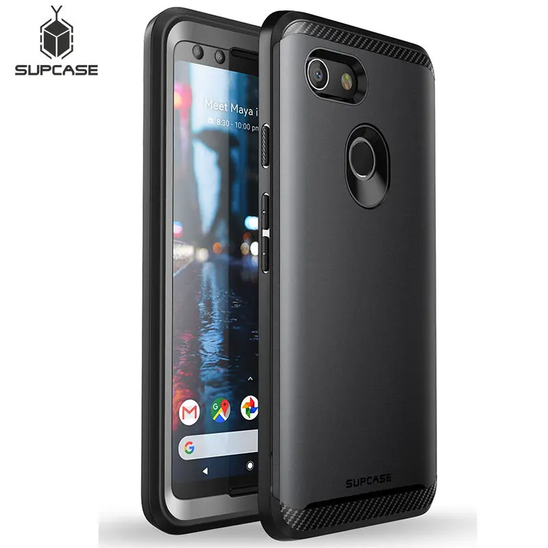 

SUPCASE For Google Pixel 3 Case 5.5" UB Neo Full-Body Protective Dual Layer Armor Cover Case with Built-in Screen Protector